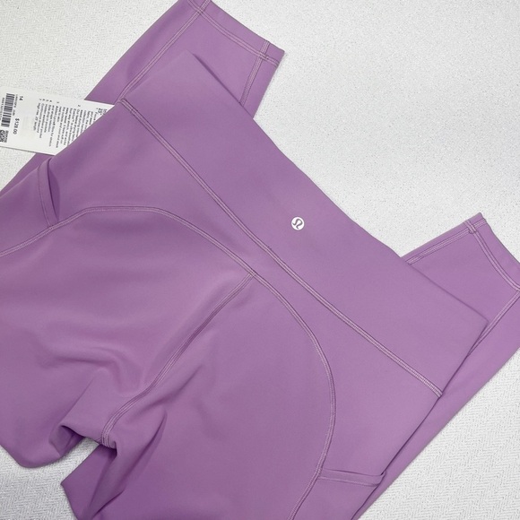 Lululemon Invigorate High Rise Tights Purple Jubilee Leggings 14 Nwt - Picture 10 of 11